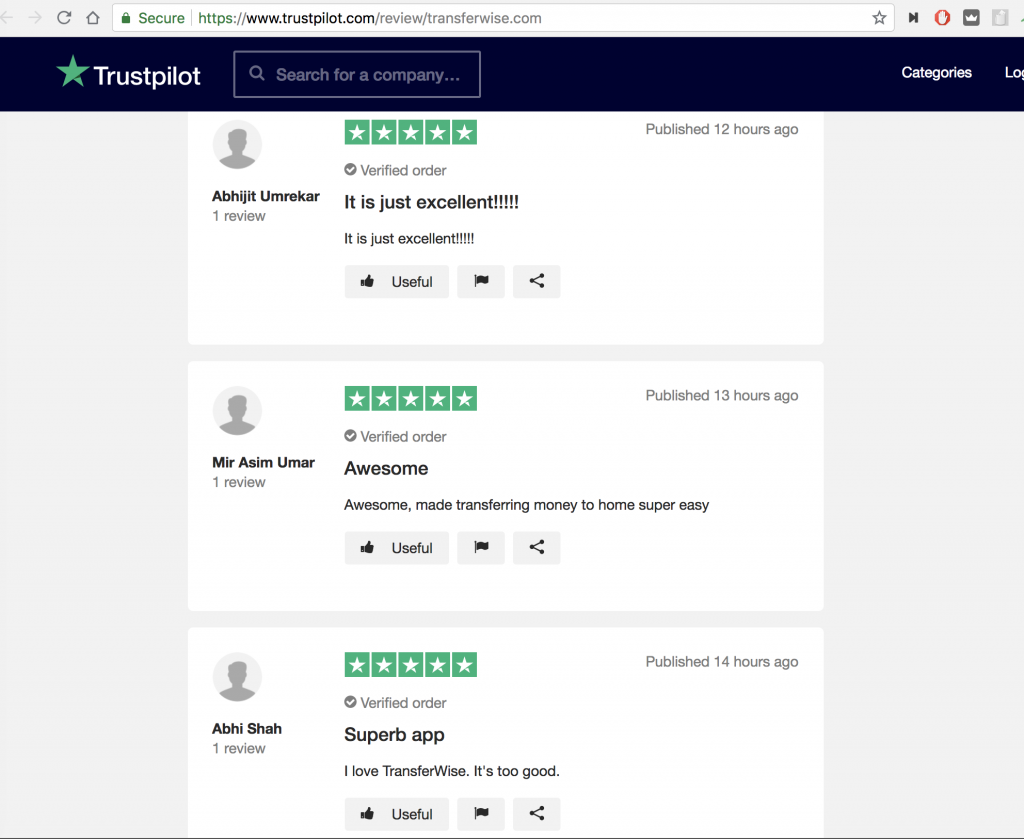 Transferwise Scam, Fake reviews, Transferwise Reviews